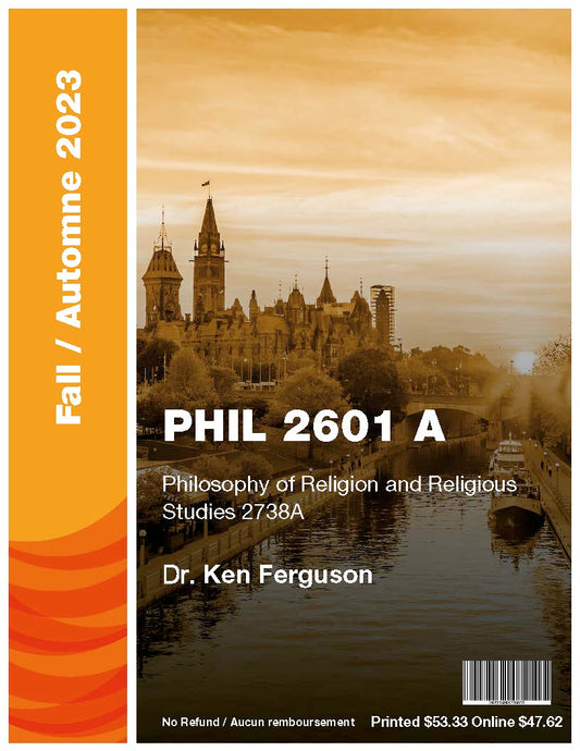 PHIL 2601 A